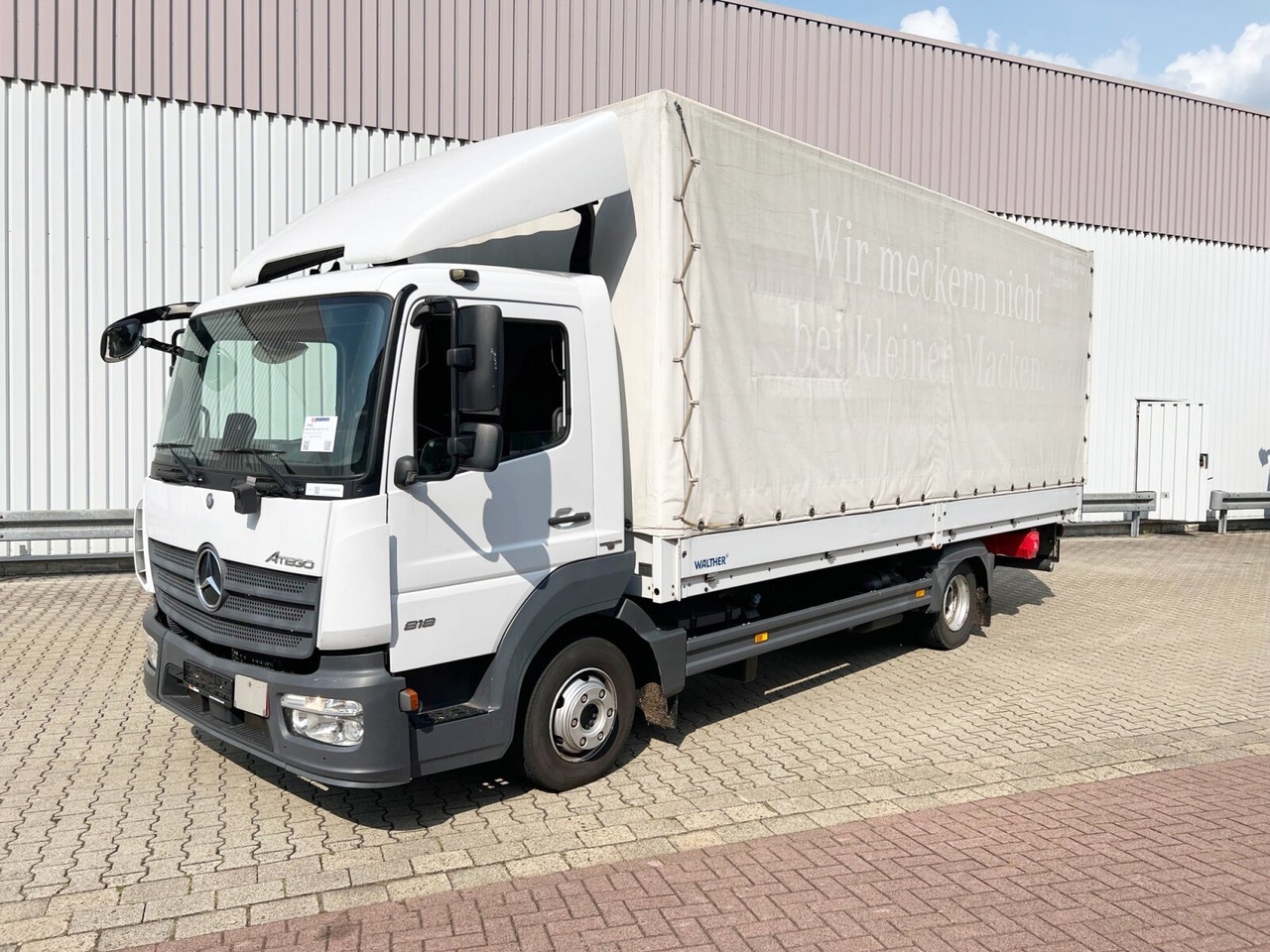 Mercedes-Benz Atego 818/23 L 4x2 Atego 818/23 L 4x2 mit Sörensen LBW - Kravas automašīna ar tentu: foto 1 Mercedes-Benz Atego 818/23 L 4x2 Atego 818/23 L 4x2 mit Sörensen LBW - Kravas automašīna ar tentu: foto 1