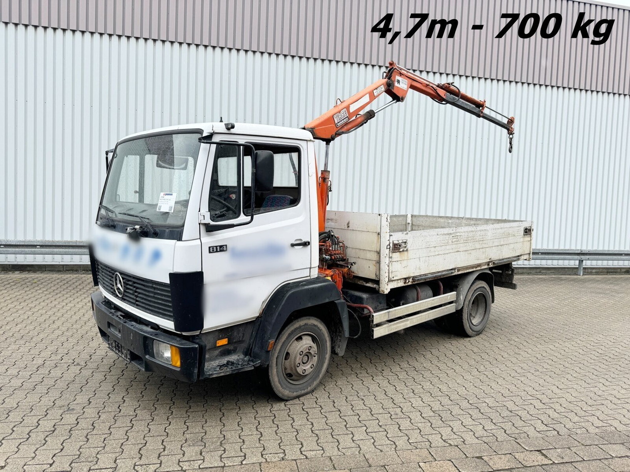 Mercedes-Benz LK 814 4x2 LK 814 4x2, 6-Zylinder, Kran Tirre Euro 35 - Kravas auto ar manipulatoru, Bortu kravas automašīna/ Platforma: foto 1 Mercedes-Benz LK 814 4x2 LK 814 4x2, 6-Zylinder, Kran Tirre Euro 35 - Kravas auto ar manipulatoru, Bortu kravas automašīna/ Platforma: foto 1