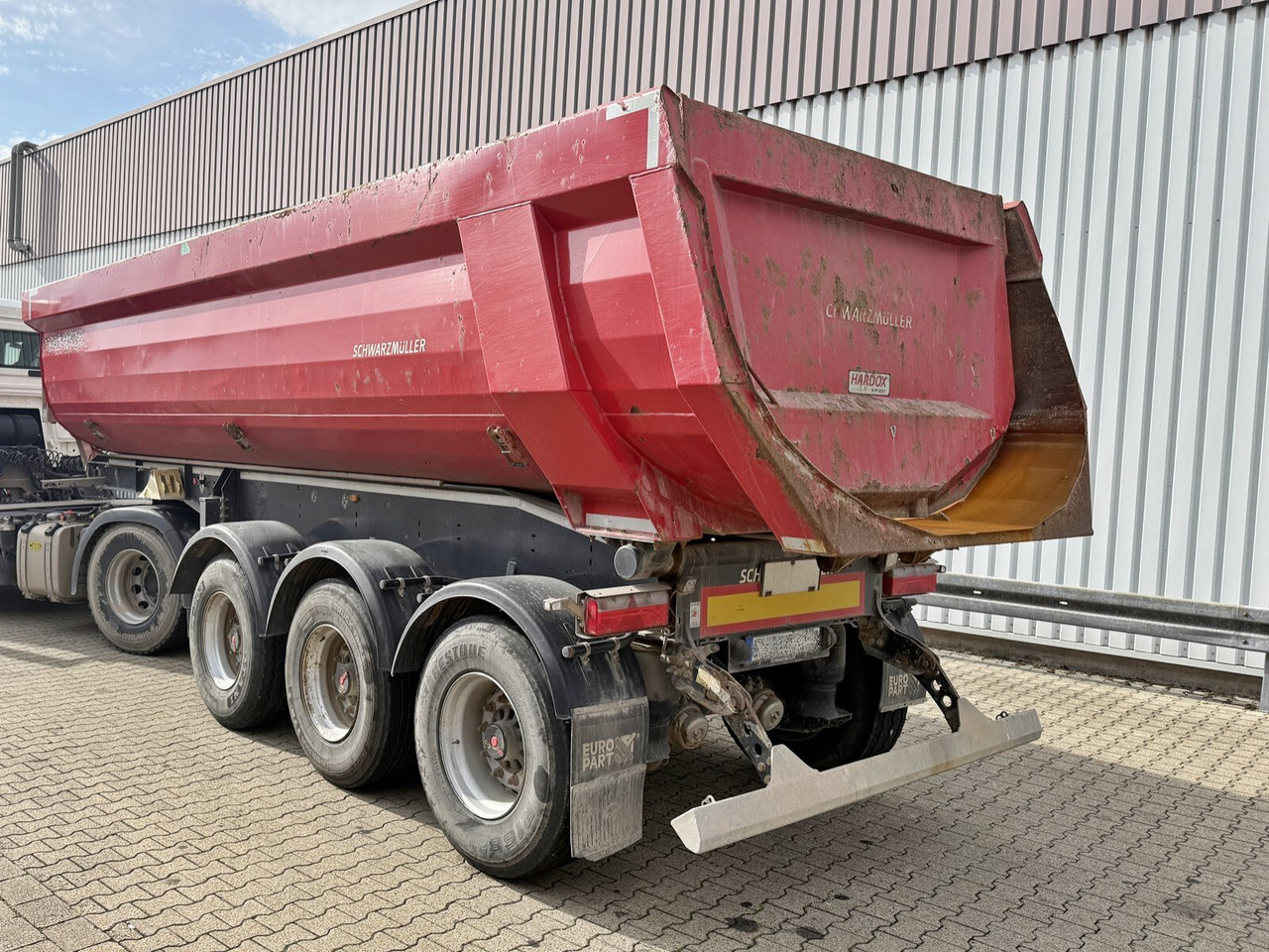 Puspiekabe Schwarzmüller K-Serie Kippauflieger, Hardoxmulde ca. 24/26m³, Liftachse K-Serie Kippauflieger, Hardoxmulde ca. 24/26m³, Liftachse: foto 10