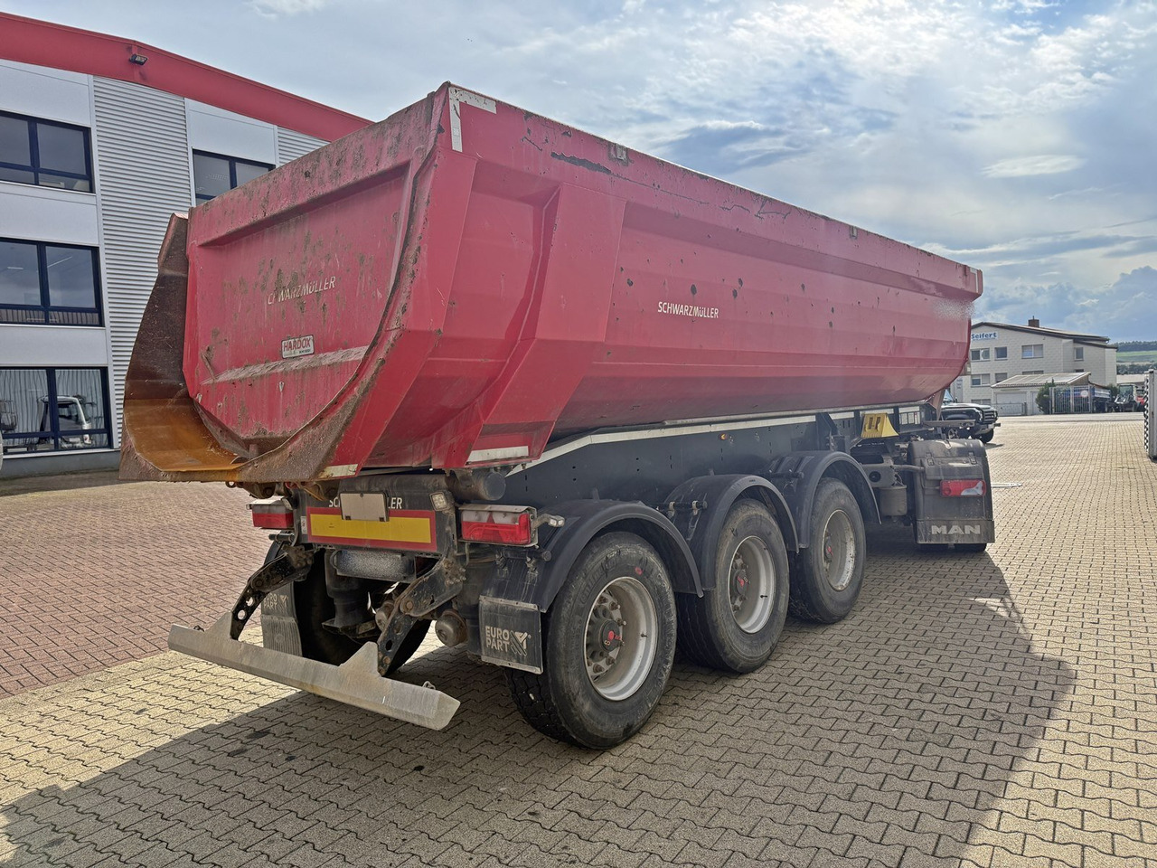 Puspiekabe Schwarzmüller K-Serie Kippauflieger, Hardoxmulde ca. 24/26m³, Liftachse K-Serie Kippauflieger, Hardoxmulde ca. 24/26m³, Liftachse: foto 12