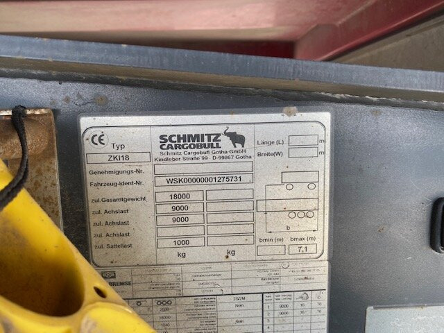 Piekabe pašizgāzējs Schmitz Cargobull ZKI 18 ZKI 18, Stahlbordwände, ca. 10m³: foto 6