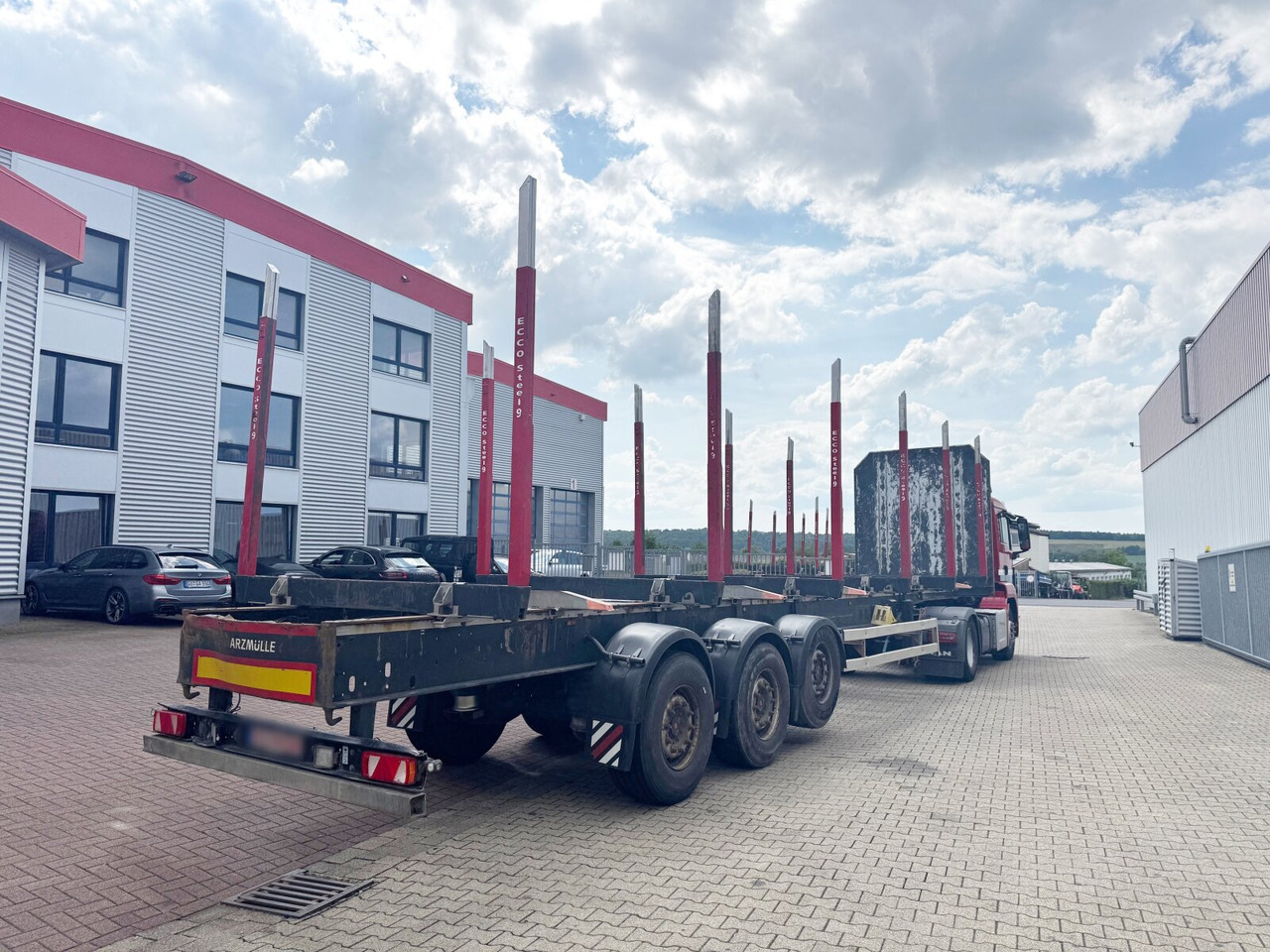 Schwarzmüller 3-Achs Holzauflieger 3-Achs Holzauflieger, Liftachse, MEHRFACH VORHANDEN! - Kokvedēja puspiekabe: foto 5 Schwarzmüller 3-Achs Holzauflieger 3-Achs Holzauflieger, Liftachse, MEHRFACH VORHANDEN! - Kokvedēja puspiekabe: foto 5