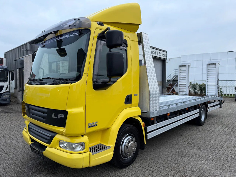 DAF LF 45 220 + BIG ALLU RAMPS + WINCH + TUV / APK + EURO 5 EEV + AIRCO - Autovedējs: foto 1 DAF LF 45 220 + BIG ALLU RAMPS + WINCH + TUV / APK + EURO 5 EEV + AIRCO - Autovedējs: foto 1