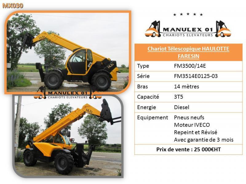 Haulotte FM3500/14E - Bezceļu autokrāvējs: foto 5 Haulotte FM3500/14E - Bezceļu autokrāvējs: foto 5