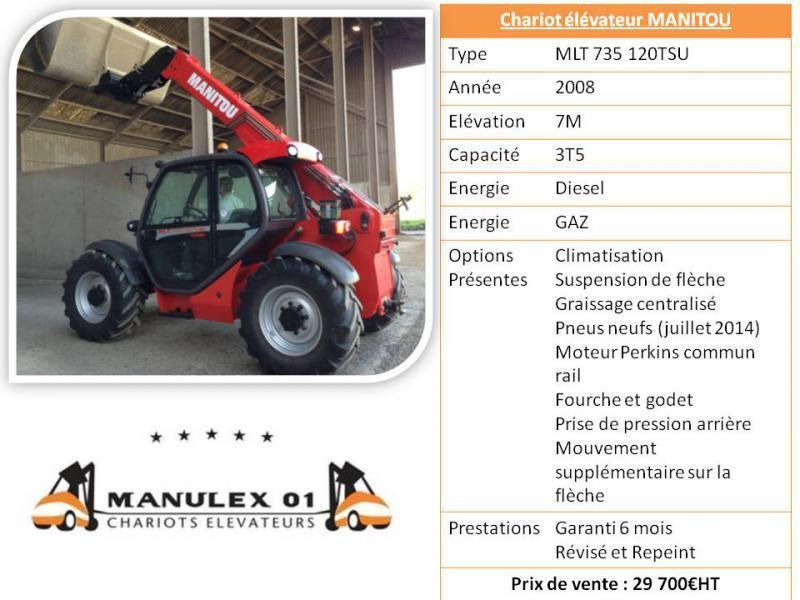 Manitou MLT735 120LSU Turbo - Teleskopiskais iekrāvējs: foto 2 Manitou MLT735 120LSU Turbo - Teleskopiskais iekrāvējs: foto 2