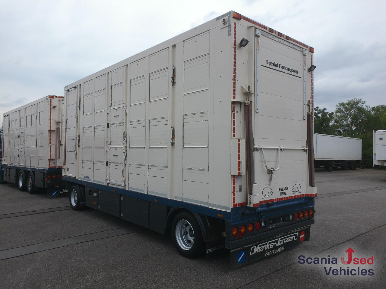 Piekabe dzīvnieku pārvadāšanai Menke-Janzen Viehtransport: foto 9