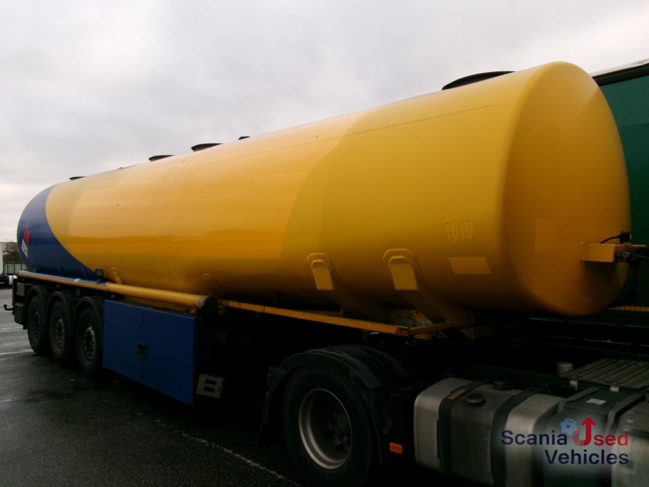 ROHR Tankauflieger f. Treibst. 4 Kammern 2 x Lift - Puspiekabe cisterna: foto 1 ROHR Tankauflieger f. Treibst. 4 Kammern 2 x Lift - Puspiekabe cisterna: foto 1