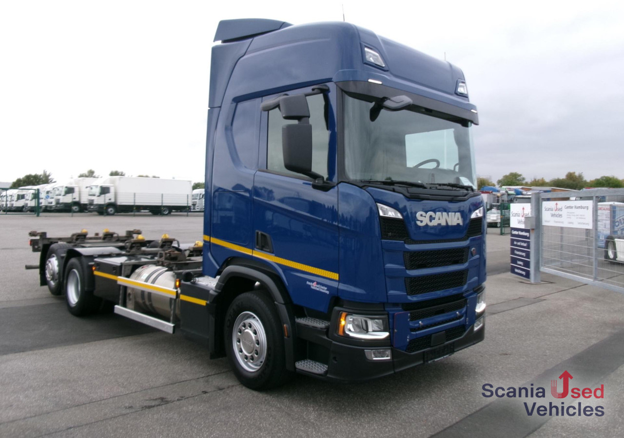 SCANIA R 410 B6x2*4NB LNG - Šasija kravas automašīna: foto 1 SCANIA R 410 B6x2*4NB LNG - Šasija kravas automašīna: foto 1