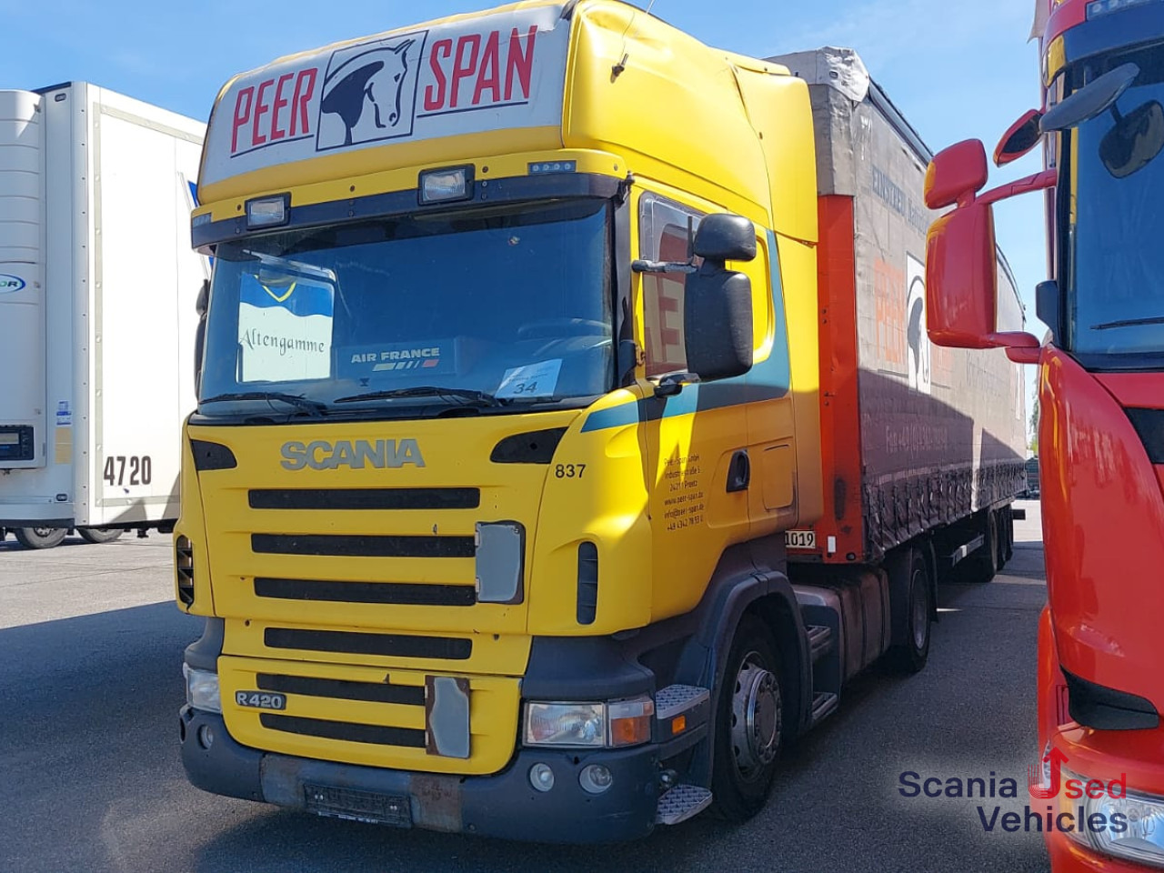 SCANIA R 420 LA4x2MEB Volumen MEGA Jumbo Vollluft - Vilcējs: foto 1 SCANIA R 420 LA4x2MEB Volumen MEGA Jumbo Vollluft - Vilcējs: foto 1