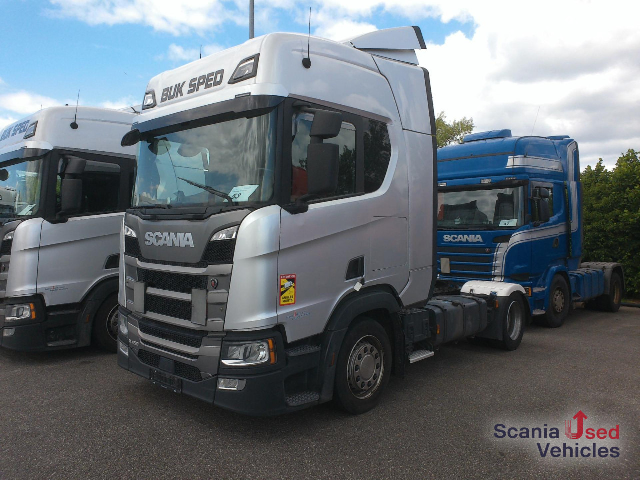 SCANIA R 450 A4x2EB Standklima Solaranlage!!! - Vilcējs: foto 1 SCANIA R 450 A4x2EB Standklima Solaranlage!!! - Vilcējs: foto 1