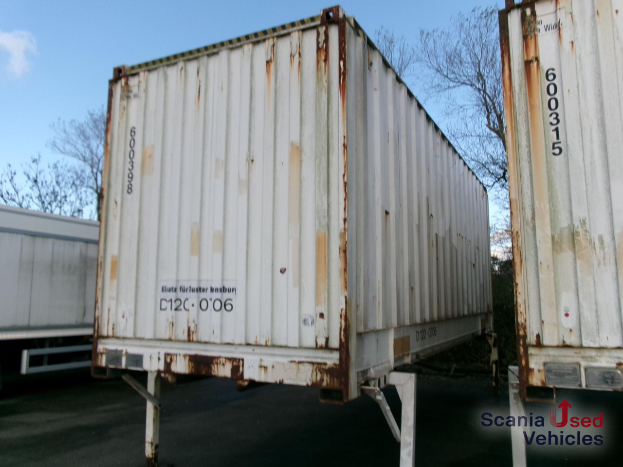 Wechselkoffer 7,45m mit Rolltor Schlüssellochwand - Piekabe slēgtā virsbūve: foto 5 Wechselkoffer 7,45m mit Rolltor Schlüssellochwand - Piekabe slēgtā virsbūve: foto 5