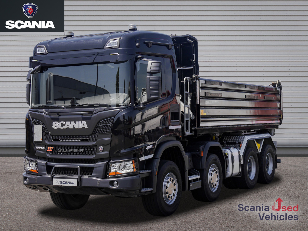 SCANIA G 500 B8x4HZ XT - Meiller Gesteinskipper - - Kravas automašīna pašizgāzējs: foto 1 SCANIA G 500 B8x4HZ XT - Meiller Gesteinskipper - - Kravas automašīna pašizgāzējs: foto 1