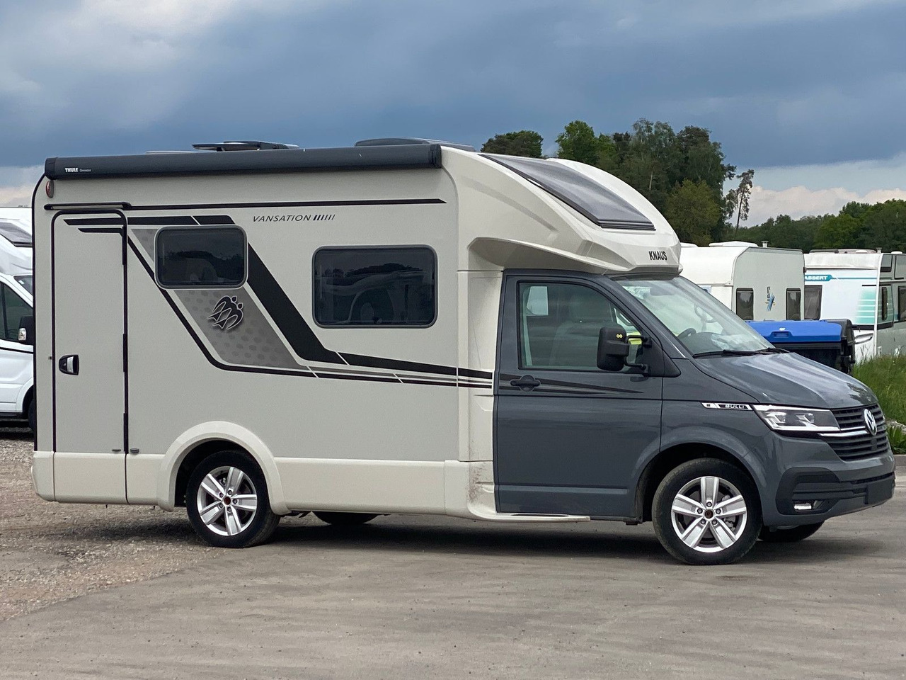 Knaus Tourer Van 500 LT, slide Bett, 4 P. Zulassung - Daļēji integrētais kemperis: foto 1 Knaus Tourer Van 500 LT, slide Bett, 4 P. Zulassung - Daļēji integrētais kemperis: foto 1