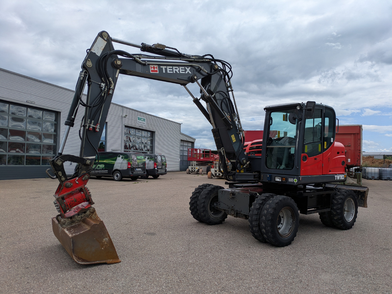 TEREX TW110 Mobilbagger Powertilt Rußpartikelfilter - Riteņu ekskavators: foto 1 TEREX TW110 Mobilbagger Powertilt Rußpartikelfilter - Riteņu ekskavators: foto 1