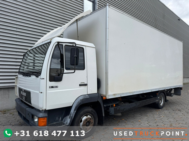 MAN 8.163 / Tail Lift / Manual / 3 Seats / Belgium Truck - Kravas automašīna ar slēgto virsbūvi: foto 1 MAN 8.163 / Tail Lift / Manual / 3 Seats / Belgium Truck - Kravas automašīna ar slēgto virsbūvi: foto 1