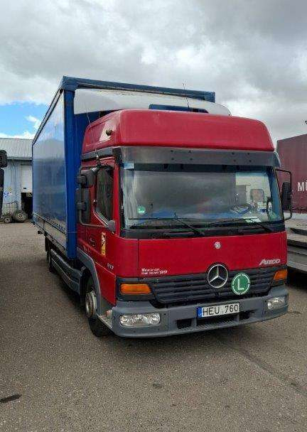Mercedes-Benz Atego 817 - Kravas automašīna ar tentu: foto 2 Mercedes-Benz Atego 817 - Kravas automašīna ar tentu: foto 2