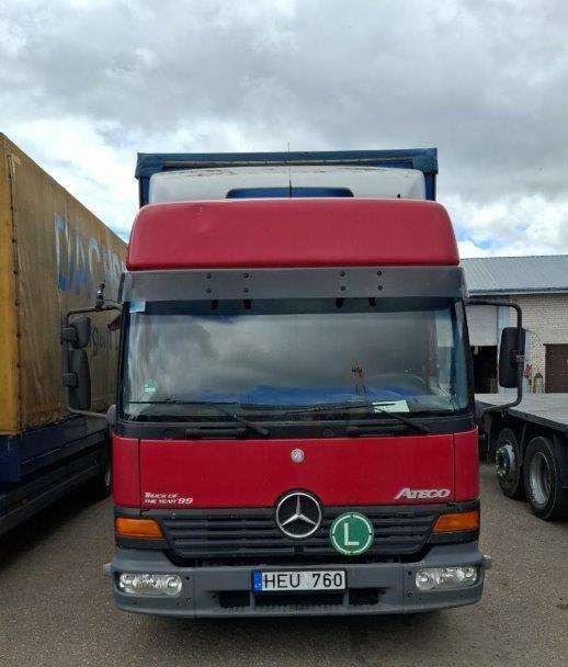 Mercedes-Benz Atego 817 - Kravas automašīna ar tentu: foto 1 Mercedes-Benz Atego 817 - Kravas automašīna ar tentu: foto 1