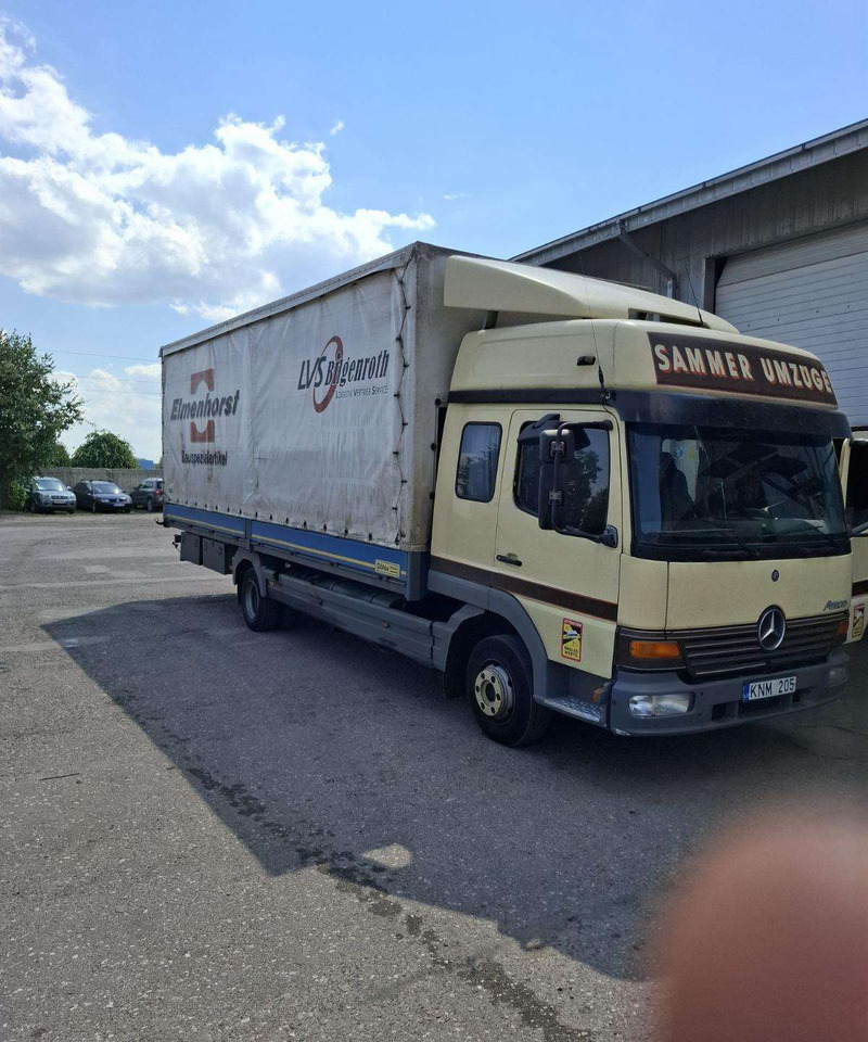 Mercedes-Benz Atego - Kravas automašīna ar tentu: foto 1 Mercedes-Benz Atego - Kravas automašīna ar tentu: foto 1