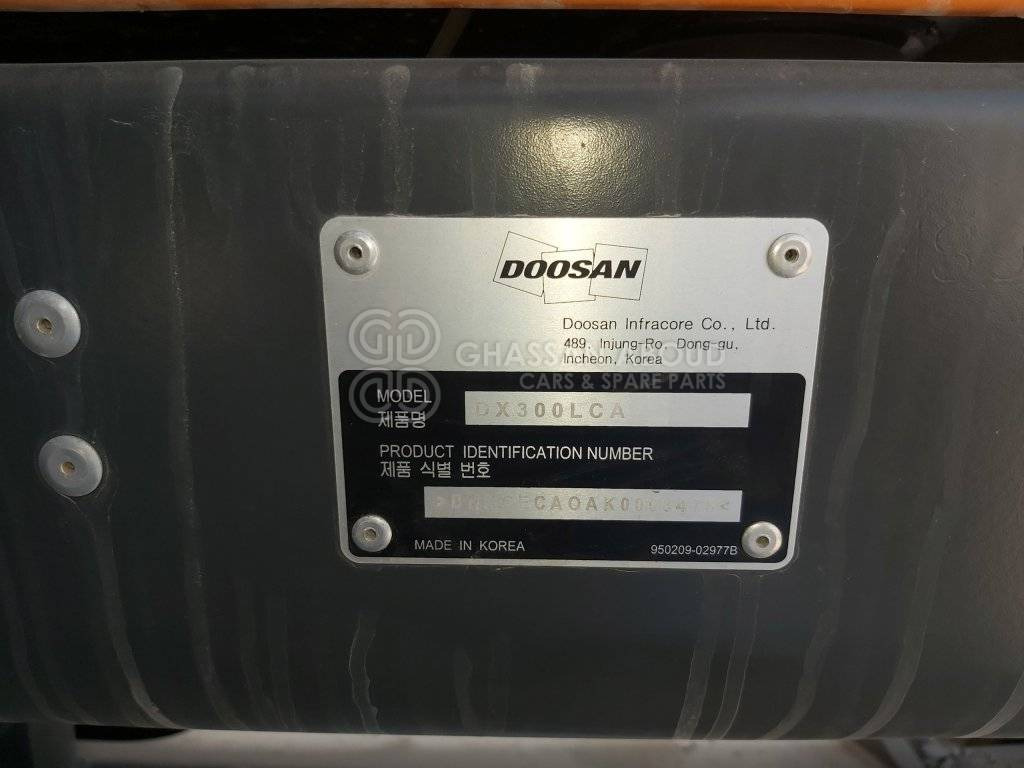 DOOSAN DX300 LCA – CRAWLER EXCAVATOR OPERATING WEIGHT 29.6 TON WITH 1.47 CBM BUCKET (HEAVY DUTY) SHOE 800MM TG MY2022 - Kāpurķēžu ekskavators: foto 5 DOOSAN DX300 LCA – CRAWLER EXCAVATOR OPERATING WEIGHT 29.6 TON WITH 1.47 CBM BUCKET (HEAVY DUTY) SHOE 800MM TG MY2022 - Kāpurķēžu ekskavators: foto 5