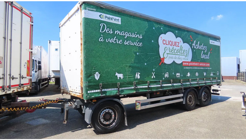 Lecitrailer 27000 kg!   Liftaxel, 3 axel BPW, Edscha - Piekabe ar tentu: foto 2 Lecitrailer 27000 kg!   Liftaxel, 3 axel BPW, Edscha - Piekabe ar tentu: foto 2