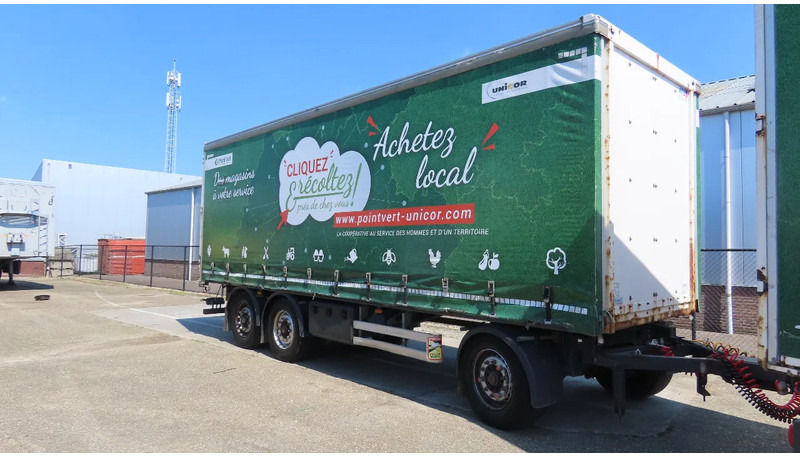 Piekabe ar tentu Lecitrailer 27000 kg! Liftaxel, 3 axel BPW, Edscha: foto 1