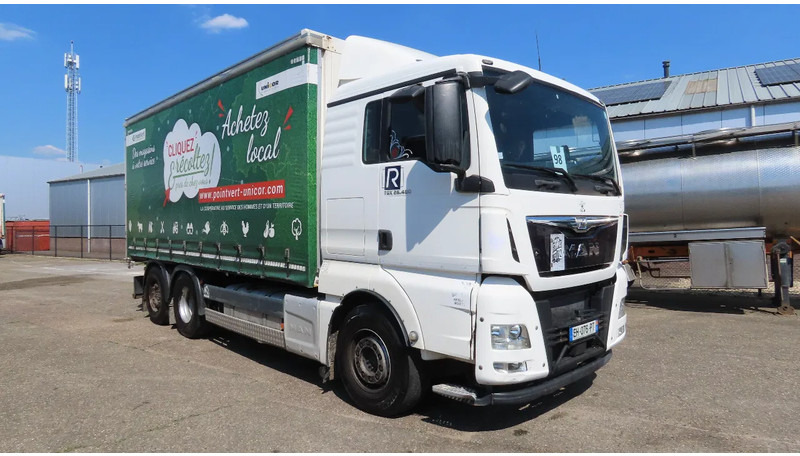 MAN TGX 18.480 446577 KM! RETARDER+ liftaxel + moving axel - Kravas automašīna ar tentu: foto 1 MAN TGX 18.480 446577 KM! RETARDER+ liftaxel + moving axel - Kravas automašīna ar tentu: foto 1