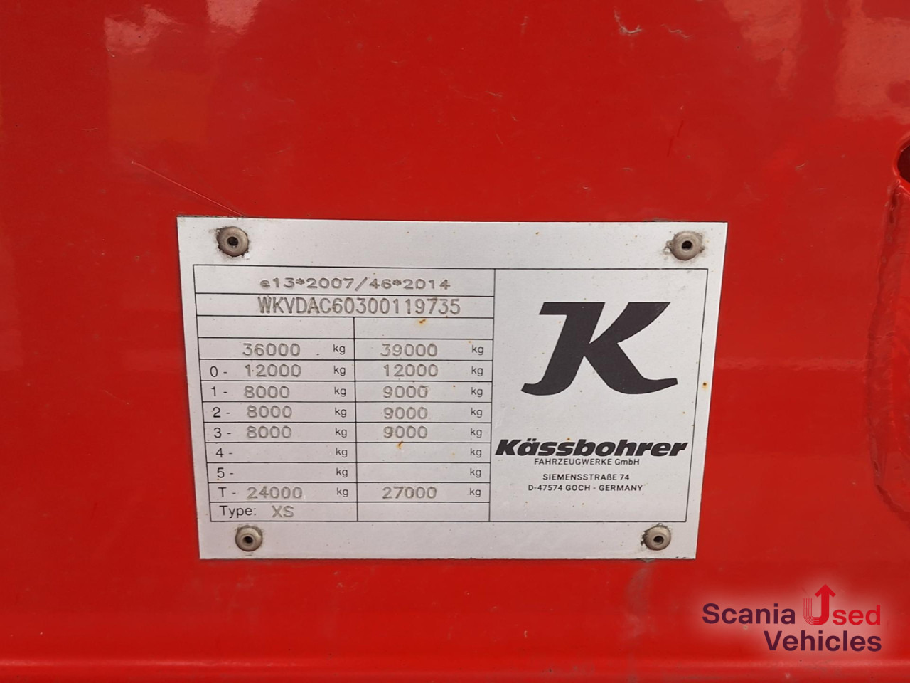 KAESSBOHRER Lebensmitteltank Kippbar SSK 40XS Neuwertig !! - Silosa puspiekabe: foto 3 KAESSBOHRER Lebensmitteltank Kippbar SSK 40XS Neuwertig !! - Silosa puspiekabe: foto 3