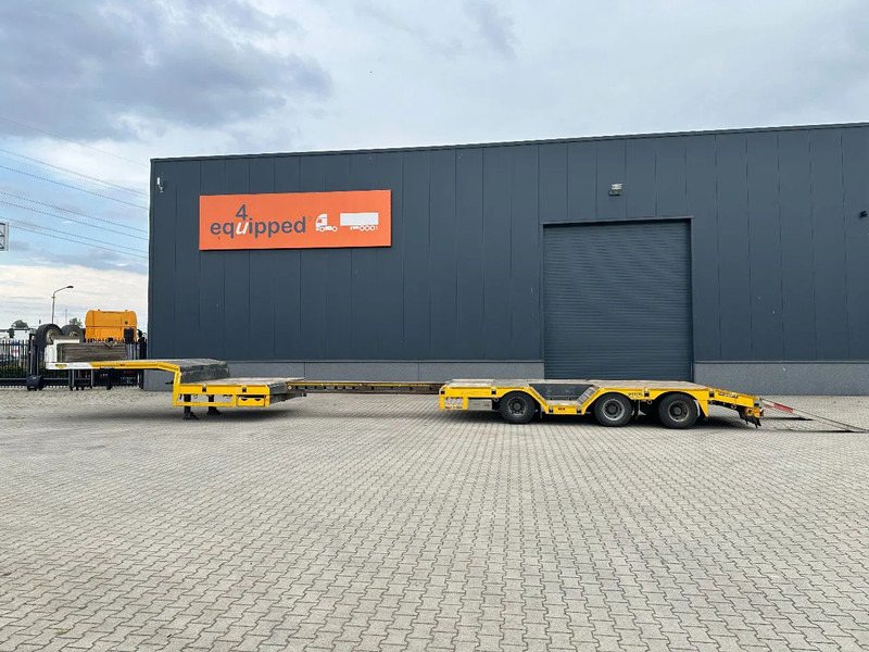 Broshuis E-2190/27 lowloader, wheel well, 4,1m extendable, steering axle - Puspiekabe zema profila platforma: foto 3 Broshuis E-2190/27 lowloader, wheel well, 4,1m extendable, steering axle - Puspiekabe zema profila platforma: foto 3