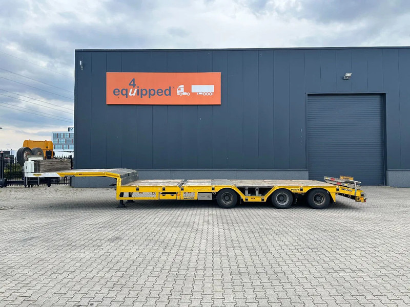 Broshuis E-2190/27 lowloader, wheel well, 4,1m extendable, steering axle - Puspiekabe zema profila platforma: foto 3 Broshuis E-2190/27 lowloader, wheel well, 4,1m extendable, steering axle - Puspiekabe zema profila platforma: foto 3