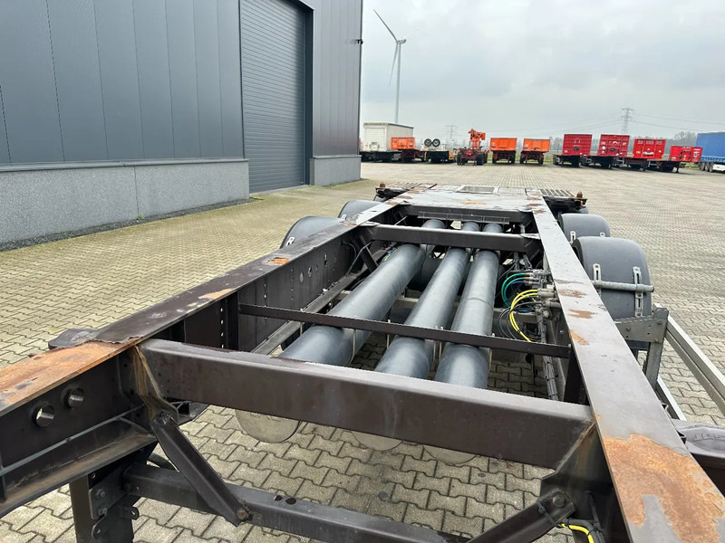 Puspiekabe noņemamā virsbūve/ Konteineru vedējs Burg 20FT / 20FT SWAP ADR (EX/II, EX/III, FL, AT), empty weight: 3.690kg, SAF INTRADISC, 2x liftaxle, ALCOA, NL-Chassis: foto 10