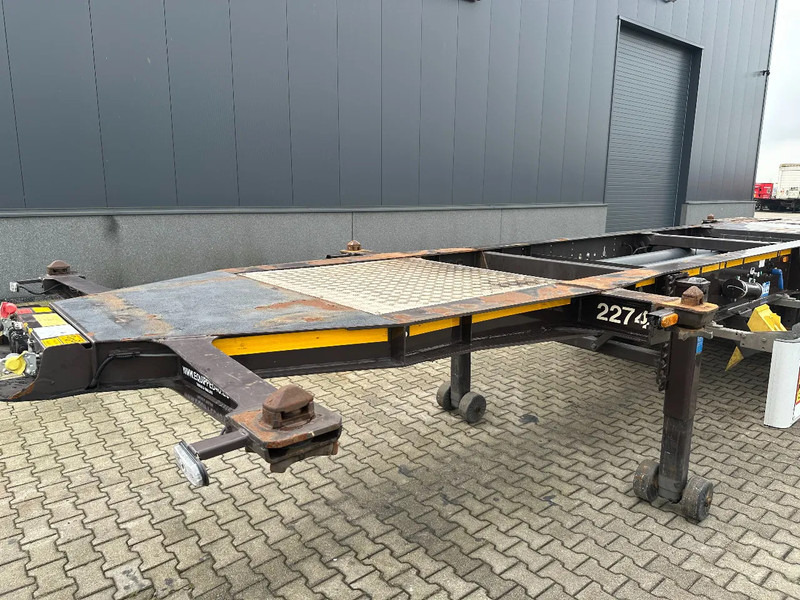 Puspiekabe noņemamā virsbūve/ Konteineru vedējs Burg 20FT / 20FT SWAP ADR (EX/II, EX/III, FL, AT), empty weight: 3.690kg, SAF INTRADISC, 2x liftaxle, ALCOA, NL-Chassis: foto 8
