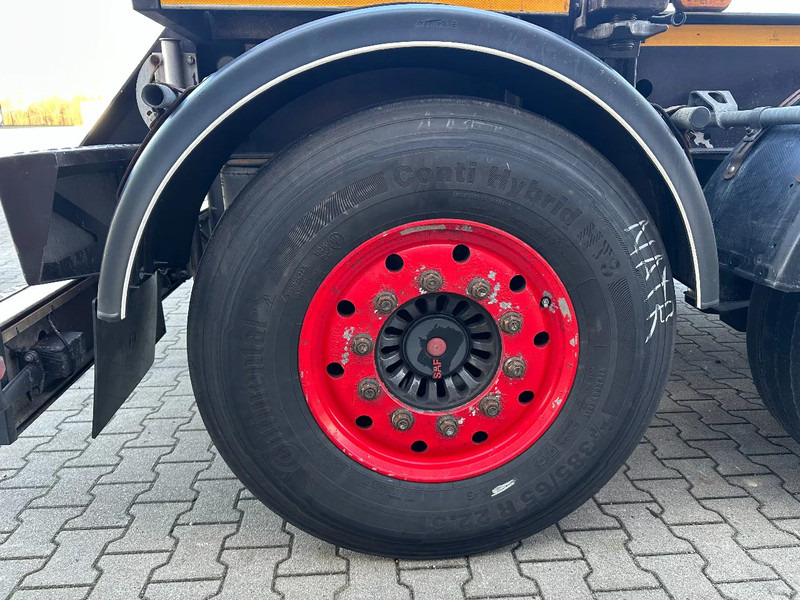 Puspiekabe noņemamā virsbūve/ Konteineru vedējs Burg 20FT ADR (EX/II, EX/III, FL, AT), Leeggewicht: 3.690kg, SAF INTRADISC, 2x liftaxle, ALCOA, NL-Chassis: foto 13