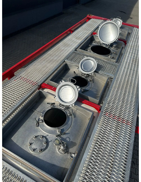 Tank konteiners pārvadāšana ķimikāliju CIMC 20FT ISO, 25.080L / 1-COMP / 3 BAFFELS / 4 covers, 5Y valid until 12/2026: foto 9