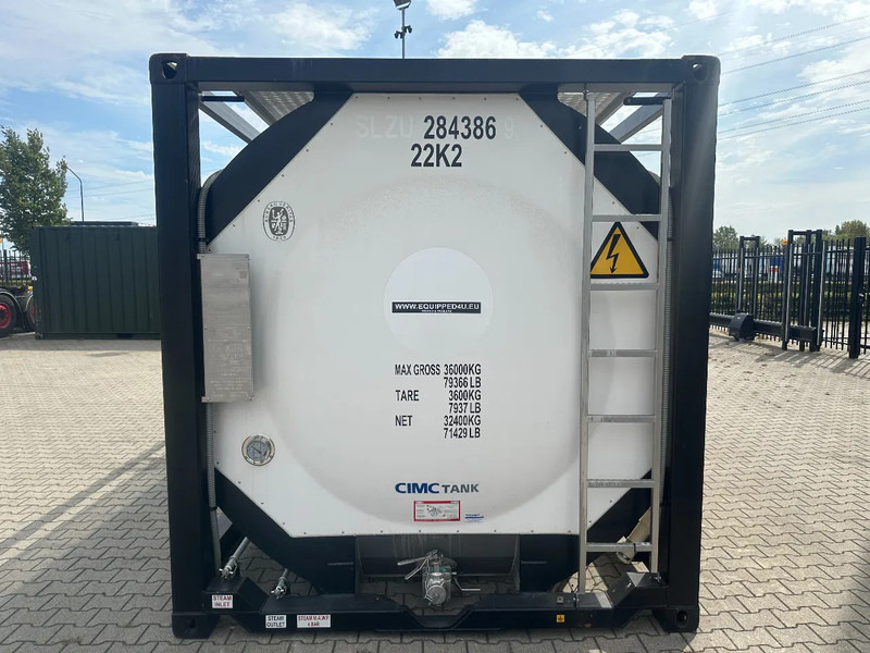 CIMC TOP: 2022, 20FT ISO, 25.030L, L4BN, UN Portable, T11, test: 1-2027 - Uzglabāšanas tvertne: foto 3 CIMC TOP: 2022, 20FT ISO, 25.030L, L4BN, UN Portable, T11, test: 1-2027 - Uzglabāšanas tvertne: foto 3