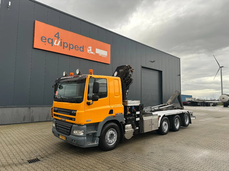 DAF CF 85.410 8x2 / HMF 3000 K6 crane (30T/m 6x extendable) + remote / HYVALIFT 26Tkg HOOK, / EURO-5 / NL-TRUCK - Pacēlājs ar āķi, Kravas auto ar manipulatoru: foto 3 DAF CF 85.410 8x2 / HMF 3000 K6 crane (30T/m 6x extendable) + remote / HYVALIFT 26Tkg HOOK, / EURO-5 / NL-TRUCK - Pacēlājs ar āķi, Kravas auto ar manipulatoru: foto 3