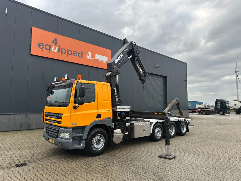 DAF CF 85.410 8x2 / HMF 3000 K6 crane (30T/m 6x extendable) + remote / HYVALIFT 26Tkg HOOK, / EURO-5 / NL-TRUCK - Pacēlājs ar āķi, Kravas auto ar manipulatoru: foto 2 DAF CF 85.410 8x2 / HMF 3000 K6 crane (30T/m 6x extendable) + remote / HYVALIFT 26Tkg HOOK, / EURO-5 / NL-TRUCK - Pacēlājs ar āķi, Kravas auto ar manipulatoru: foto 2