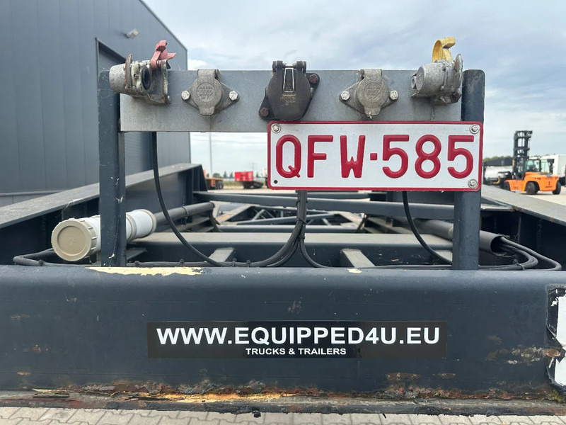 Puspiekabe noņemamā virsbūve/ Konteineru vedējs Diversen 20FT GOOSENECK ADR CHASSIS, BPW + DISC, ADR (FL, AT, OX), 4x available: foto 8