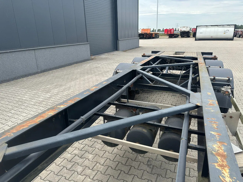 Puspiekabe noņemamā virsbūve/ Konteineru vedējs Diversen 20FT GOOSENECK ADR CHASSIS, BPW + DISC, ADR (FL, AT, OX), 4x available: foto 11