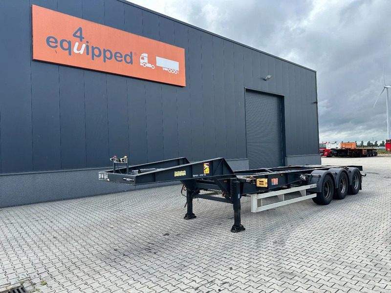 Diversen Turbo's Hoet 20FT HC GOOSENECK ADR CHASSIS, BPW + DISC, ADR (FL, AT, OX), 2x available - Puspiekabe noņemamā virsbūve/ Konteineru vedējs: foto 1 Diversen Turbo's Hoet 20FT HC GOOSENECK ADR CHASSIS, BPW + DISC, ADR (FL, AT, OX), 2x available - Puspiekabe noņemamā virsbūve/ Konteineru vedējs: foto 1