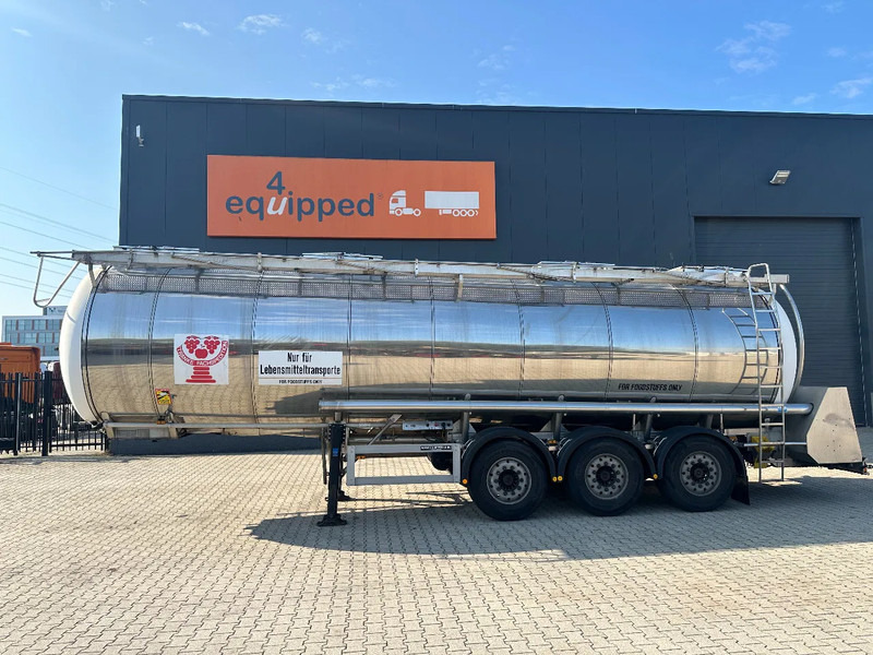 Feldbinder FOOD / LEVENSMIDDELEN / LEBENSMITTEL / 33.500L / 3-COMP / PUMP / NL-trailer / APK: 05-2026 - Puspiekabe cisterna: foto 2 Feldbinder FOOD / LEVENSMIDDELEN / LEBENSMITTEL / 33.500L / 3-COMP / PUMP / NL-trailer / APK: 05-2026 - Puspiekabe cisterna: foto 2