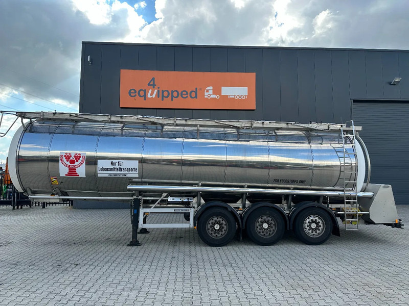 Feldbinder LEVENSMIDDELEN / FOOD / LEBENSMITTEL / 33.500L / 3-COMP / POMP / NL-trailer / APK: 03-2026 - Puspiekabe cisterna: foto 2 Feldbinder LEVENSMIDDELEN / FOOD / LEBENSMITTEL / 33.500L / 3-COMP / POMP / NL-trailer / APK: 03-2026 - Puspiekabe cisterna: foto 2