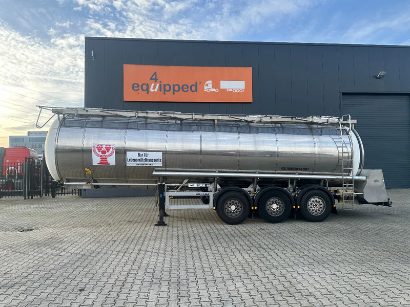 Feldbinder LEVENSMIDDELEN / FOOD / LEBENSMITTEL / 33.500L / 3-COMP / POMP / NL-trailer / APK: 08-2026, 10x beschikbaar - Puspiekabe cisterna: foto 2 Feldbinder LEVENSMIDDELEN / FOOD / LEBENSMITTEL / 33.500L / 3-COMP / POMP / NL-trailer / APK: 08-2026, 10x beschikbaar - Puspiekabe cisterna: foto 2