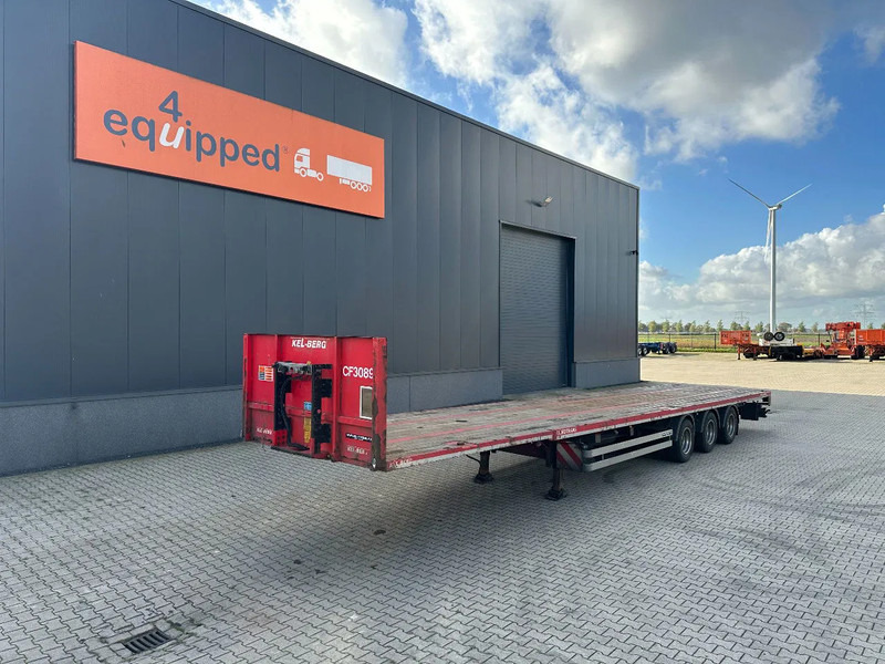KEL-BERG HEAVY-DUTY MEGA PLATFORM, 1x 40FT / 2x 20FT HECKBÜNDIG, SAF + SCHEIBEBREMSEN, NL Auflieger - Bortu puspiekabe/ Platforma: foto 1 KEL-BERG HEAVY-DUTY MEGA PLATFORM, 1x 40FT / 2x 20FT HECKBÜNDIG, SAF + SCHEIBEBREMSEN, NL Auflieger - Bortu puspiekabe/ Platforma: foto 1