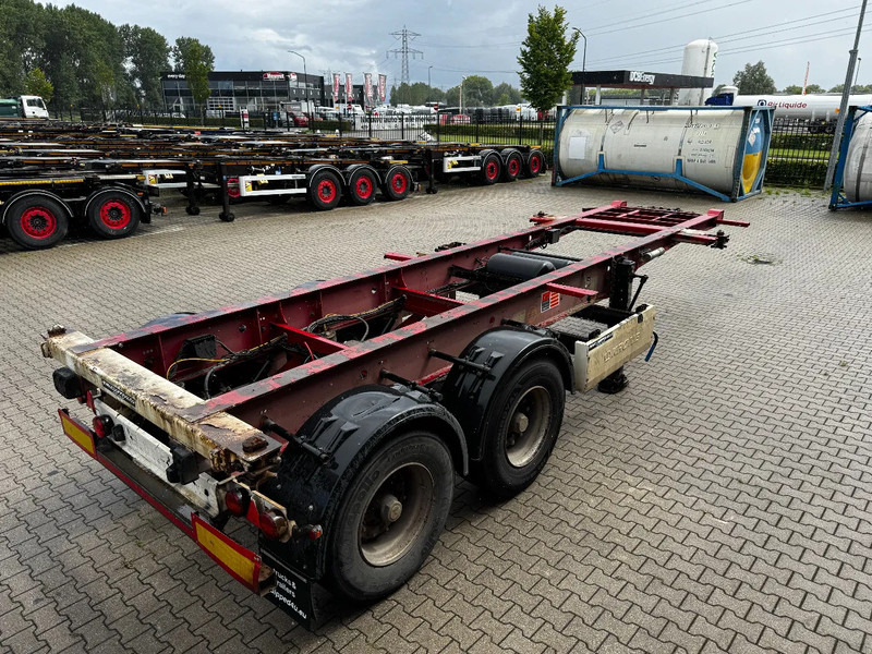 Krone 2-axle 20FT chassis, BPW + drumbrakes, airsuspension, empty weight: 3.180kg, 2x available - Puspiekabe noņemamā virsbūve/ Konteineru vedējs: foto 3 Krone 2-axle 20FT chassis, BPW + drumbrakes, airsuspension, empty weight: 3.180kg, 2x available - Puspiekabe noņemamā virsbūve/ Konteineru vedējs: foto 3