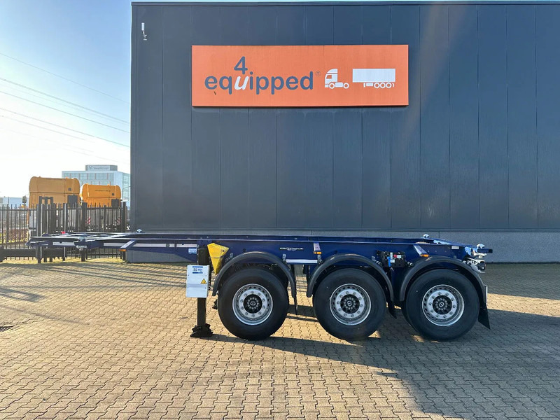Krone NEW / DIRECT AVAILABLE 20FT ADR-CHASSIS, DISCBRAKES, LIFTAXLE, 2x available - Puspiekabe noņemamā virsbūve/ Konteineru vedējs: foto 2 Krone NEW / DIRECT AVAILABLE 20FT ADR-CHASSIS, DISCBRAKES, LIFTAXLE, 2x available - Puspiekabe noņemamā virsbūve/ Konteineru vedējs: foto 2