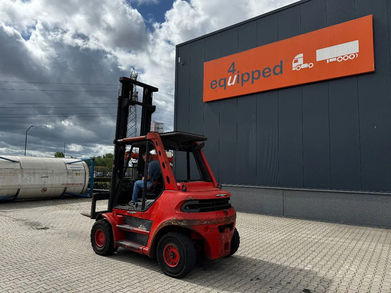 Linde H80D FORKLIFT, 8000KG, duplex, 6 cil. Deutz diesel, 14.934hrs, - Dīzeļiekrāvējs: foto 3 Linde H80D FORKLIFT, 8000KG, duplex, 6 cil. Deutz diesel, 14.934hrs, - Dīzeļiekrāvējs: foto 3