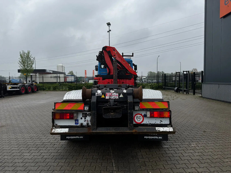Pacēlājs ar āķi, Kravas auto ar manipulatoru MAN FE 410A, 6x4, EURO 2, Palfinger PK17000 Crane + VDL HOOK, full spring, manual gearbox, MOT 9/2025: foto 11