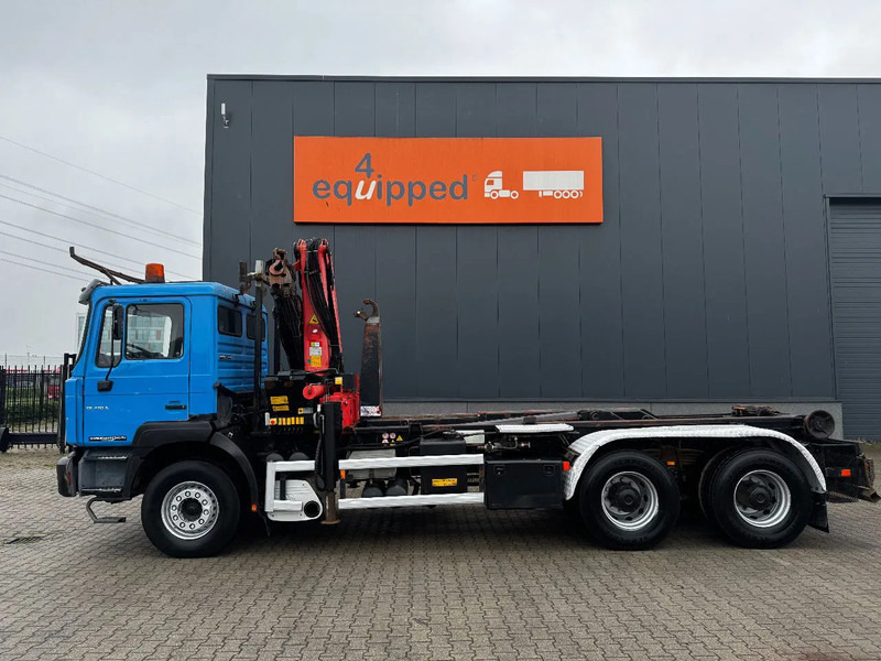 MAN FE 410A, 6x4, EURO 2, Palfinger PK17000 Crane + VDL HOOK, full spring, manual gearbox, MOT 9/2025 - Pacēlājs ar āķi, Kravas auto ar manipulatoru: foto 4 MAN FE 410A, 6x4, EURO 2, Palfinger PK17000 Crane + VDL HOOK, full spring, manual gearbox, MOT 9/2025 - Pacēlājs ar āķi, Kravas auto ar manipulatoru: foto 4