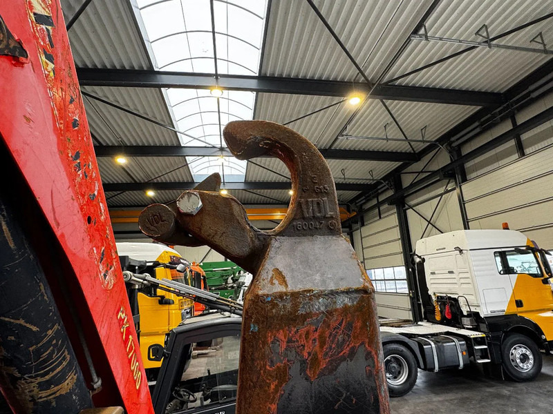Pacēlājs ar āķi, Kravas auto ar manipulatoru MAN FE 410A, 6x4, EURO 2, Palfinger PK17000 Crane + VDL HOOK, full spring, manual gearbox, MOT 9/2025: foto 18