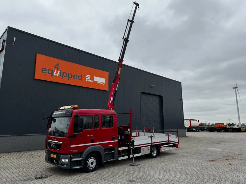 MAN TGL 8.180 Dubbele Cabine (DOKA), HMF535 K3 kraan met slechts 283 uur en 211.164km, EURO-6, oprij-platen, NL-truck, APK: 11/2025 - Autovedējs, Kravas auto ar manipulatoru: foto 4 MAN TGL 8.180 Dubbele Cabine (DOKA), HMF535 K3 kraan met slechts 283 uur en 211.164km, EURO-6, oprij-platen, NL-truck, APK: 11/2025 - Autovedējs, Kravas auto ar manipulatoru: foto 4